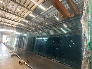 Float glass warehouse